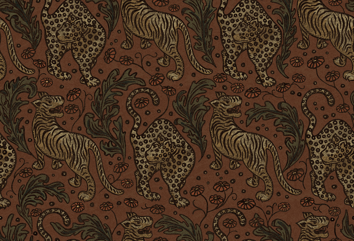 Year Of The Tiger Velvet wallpaper by Rebel Walls