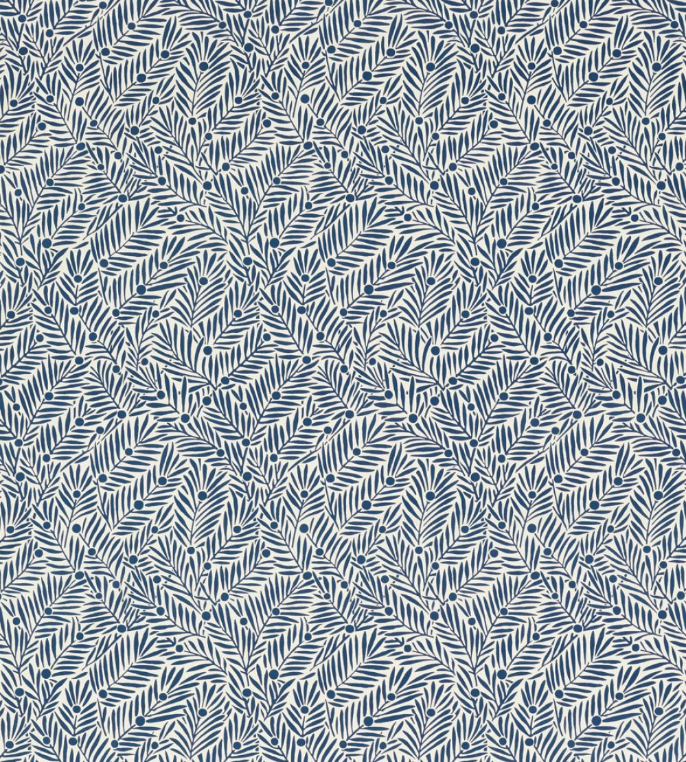 Yew & Aril Fabric by Morris & Co Ink