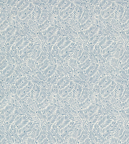 Yew & Aril Fabric by Morris & Co Mineral Blue