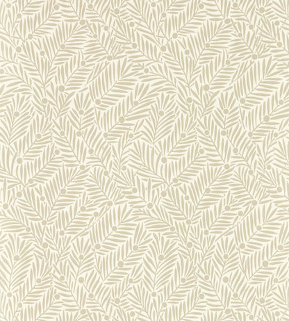 Yew & Aril Wallpaper by Morris & Co Rice Paper