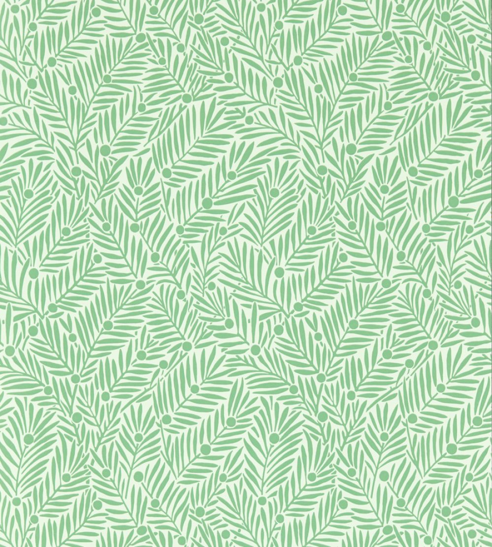 Yew & Aril Wallpaper by Morris & Co Spearmint