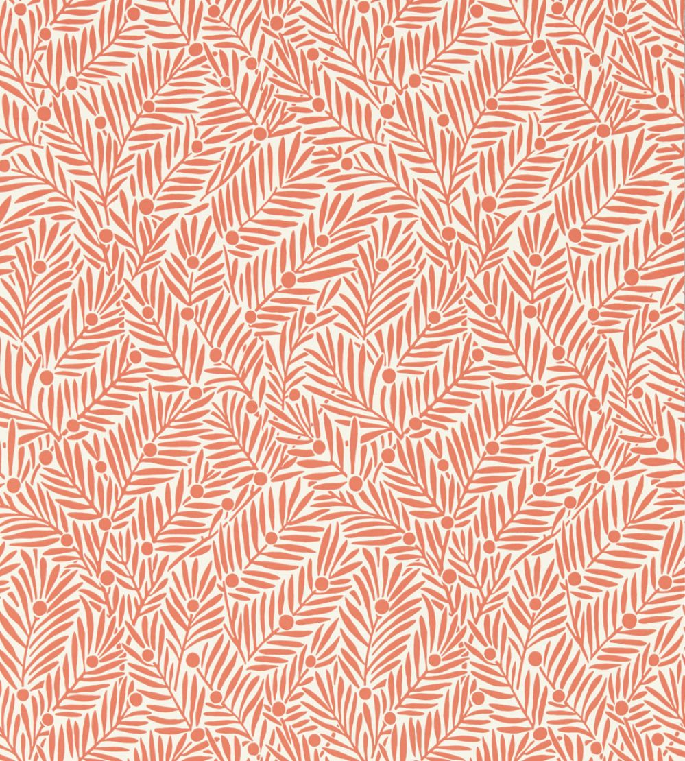 Yew & Aril Wallpaper by Morris & Co Watermelon