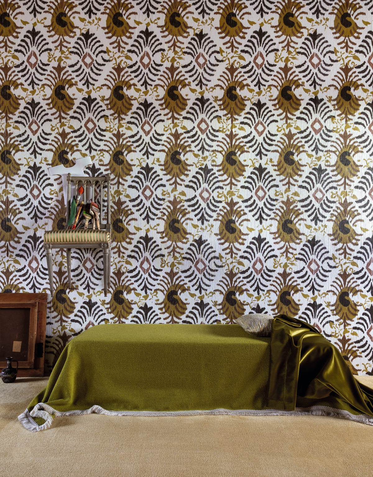 Youth Wallpaper by Pierre Frey shown in a room setting (view 1)