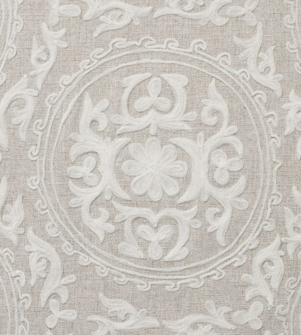 Yurt Fabric by Andrew Martin Ivory