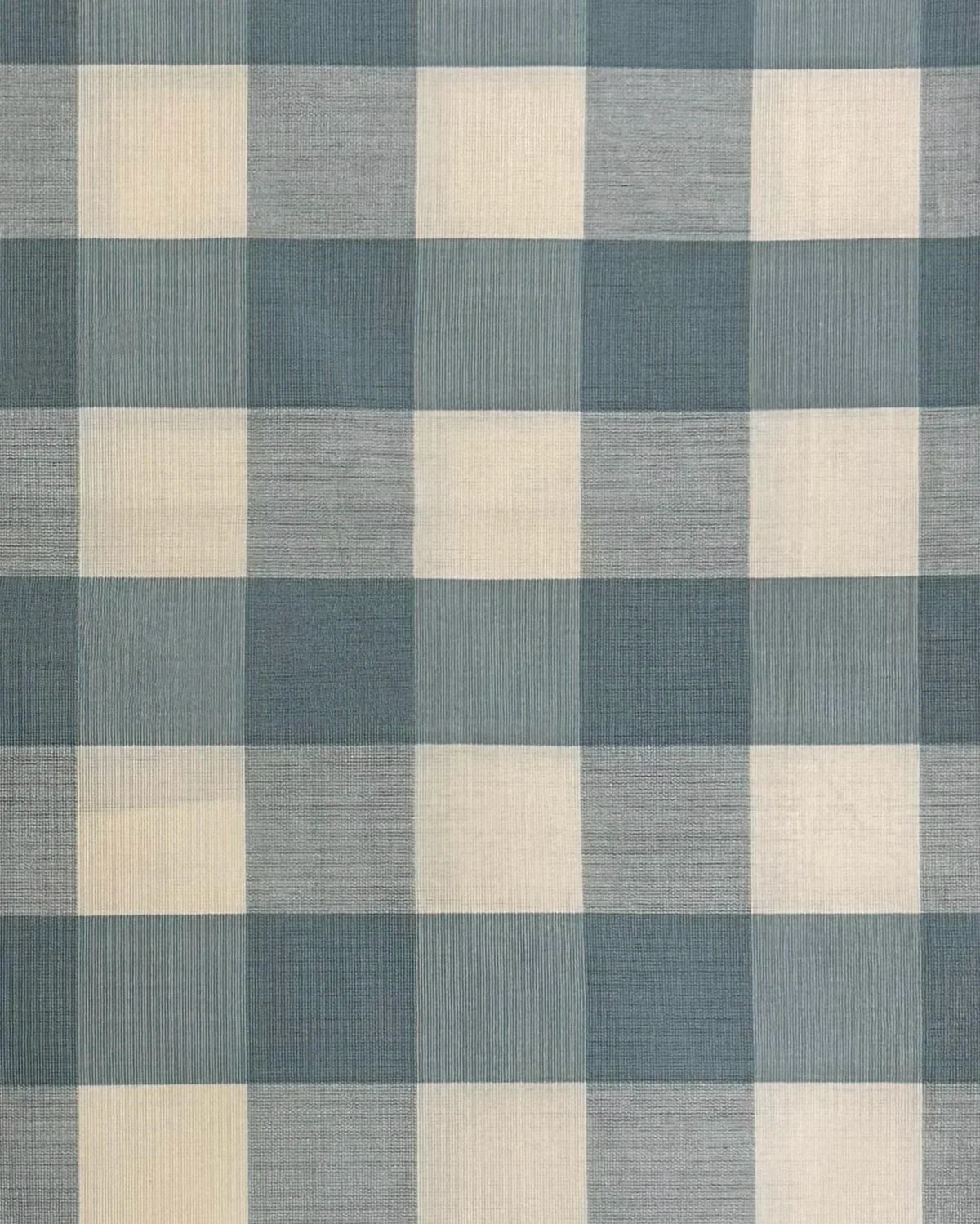 Yvette Fabric by Fleurons d'Hélène in Duck Egg