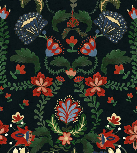Zabola Wallpaper by MINDTHEGAP Black Green