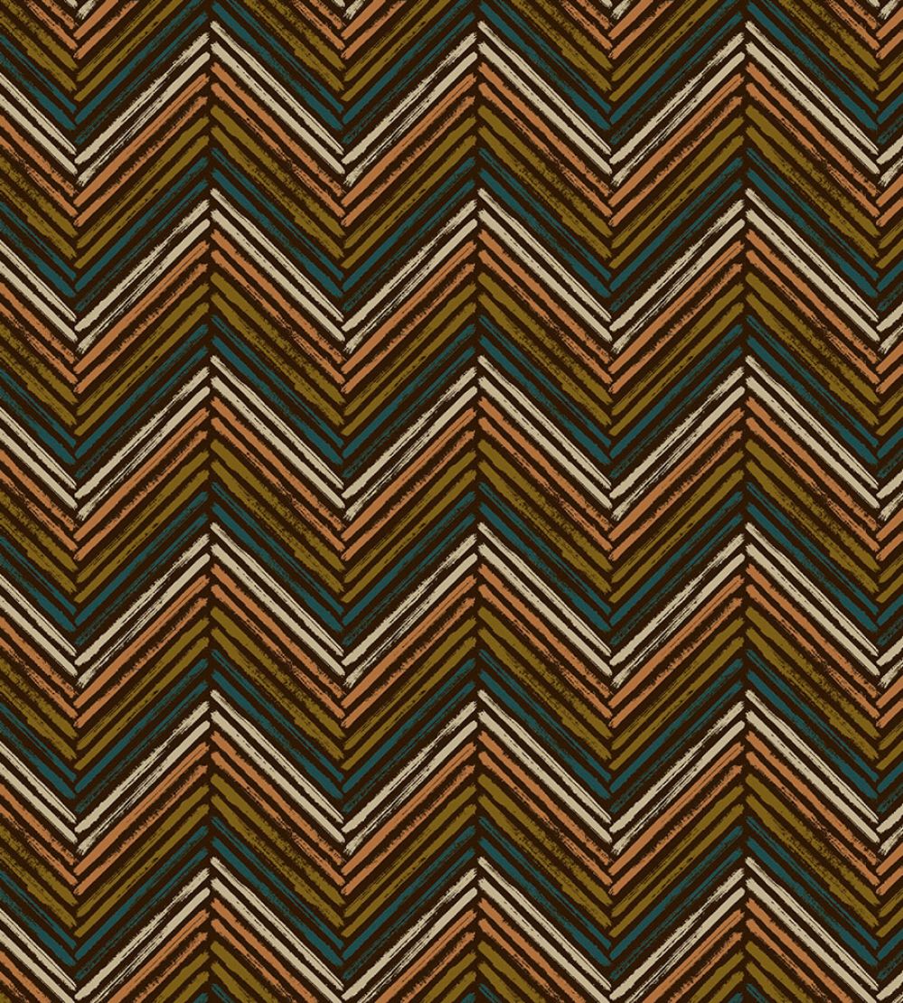 Zahara Fabric by Arley House Umber