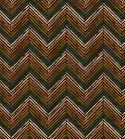 Zahara Fabric by Arley House Umber