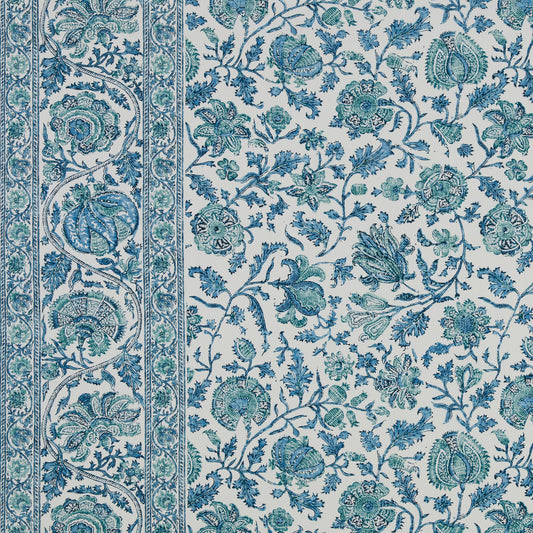 Zahra Peacock Oyster fabric by Lisa Fine Textiles