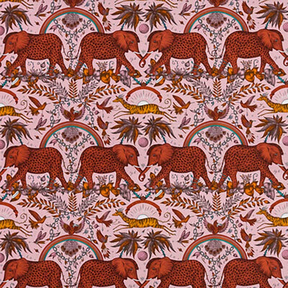 Zambezi Satin Blush fabric by Clarke & Clarke