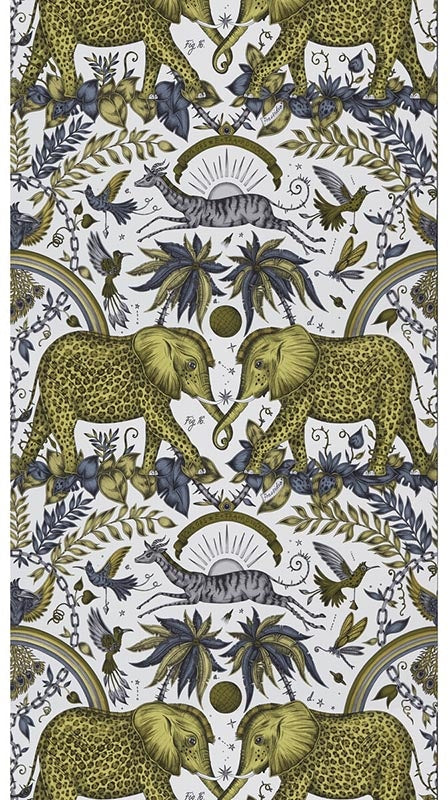 Zambezi Gold wallpaper by Clarke & Clarke