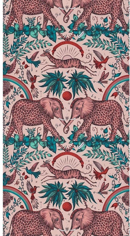 Zambezi Pink wallpaper by Clarke & Clarke
