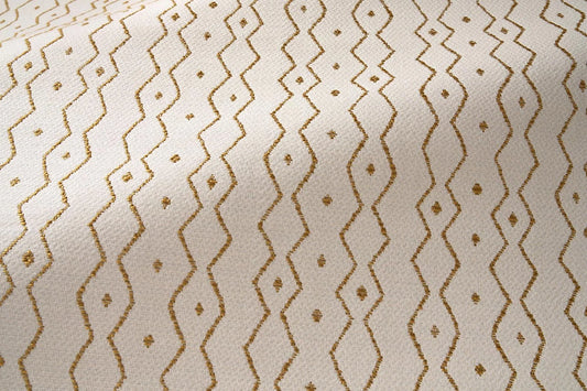 Zanzibar Outdoor Fabric by Le Manach in Ocre (L3999001)