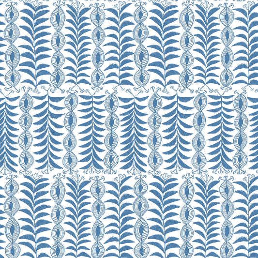 Zanzibar Performance Blue fabric by Penny Morrison