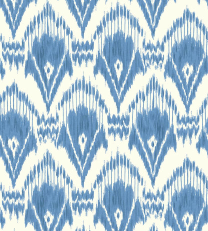 Zaraband Wallpaper by GP & J Baker Blue