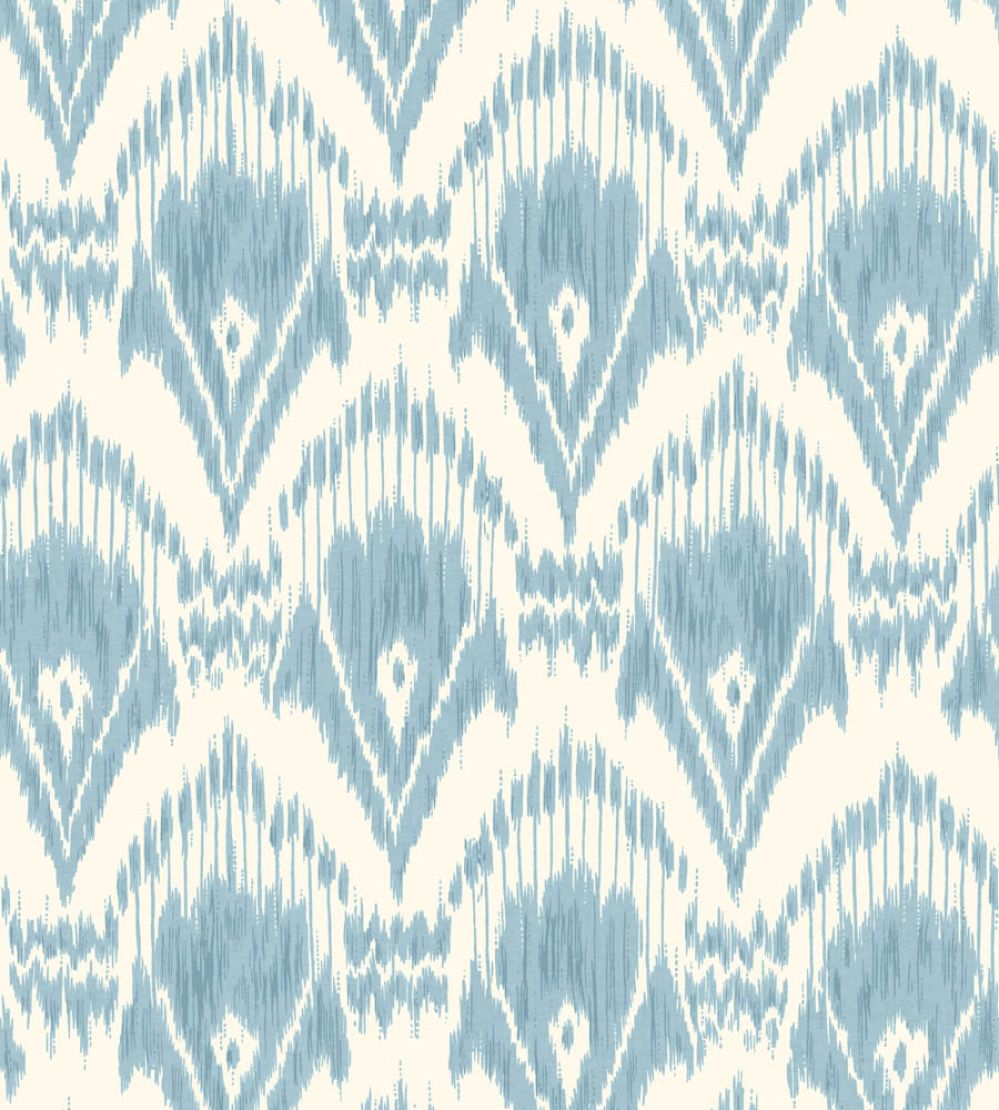 Zaraband Wallpaper by GP & J Baker Soft Blue