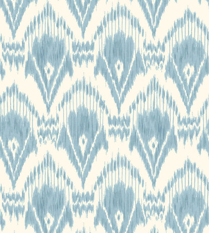 Zaraband Wallpaper by GP & J Baker Soft Blue