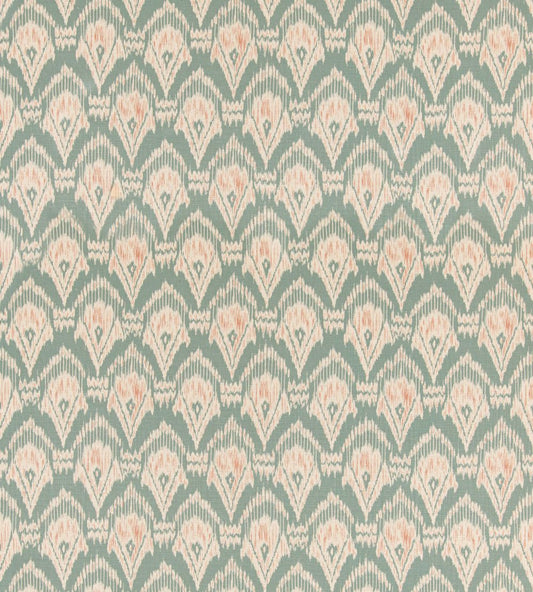 Zaraband Texture Fabric by GP & J Baker Teal/Spice