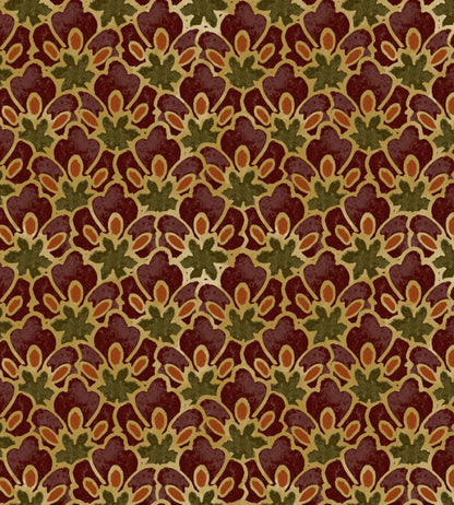 Zareen Fabric by Arley House Cranberry