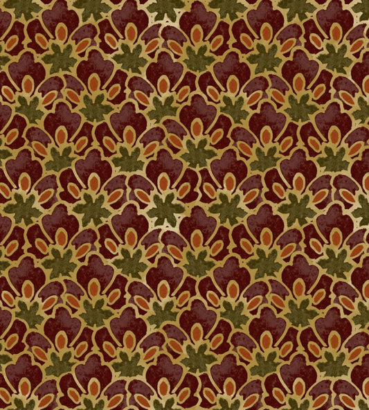 Zareen Fabric by Arley House Cranberry