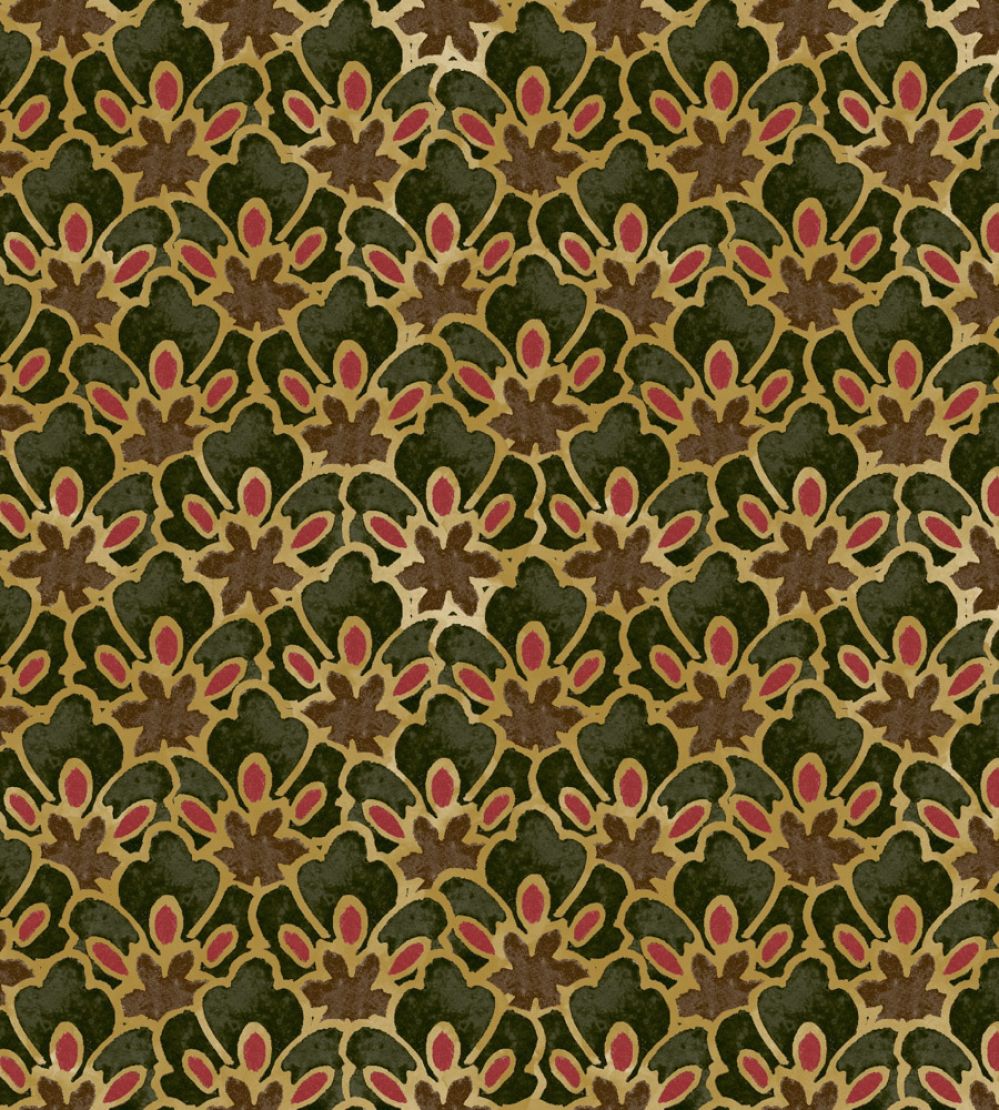 Zareen Fabric by Arley House Juniper