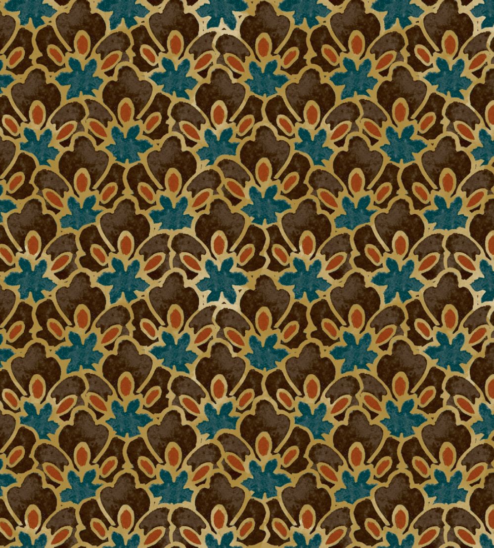 Zareen Fabric by Arley House Sepia