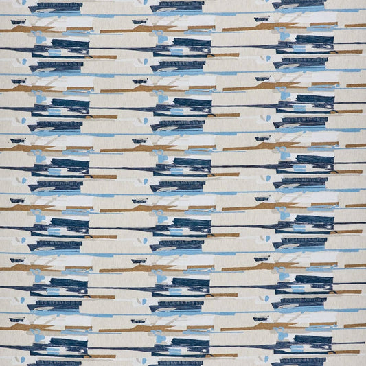 Zeal II Indigo/Julip/Sky/Stone fabric by Harlequin