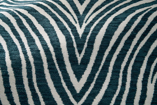 Zebre Outdoor Fabric by Le Manach in Océan (L4001002)