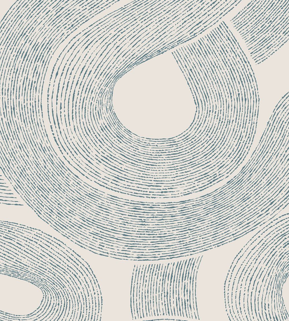 Zen Wallpaper by Sandberg Indigo Blue