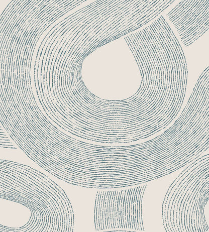 Zen Wallpaper by Sandberg Indigo Blue