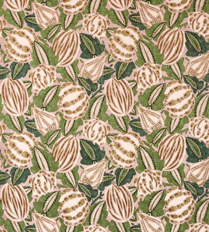 Zenith Fabric by Harlequin Blush/Forest