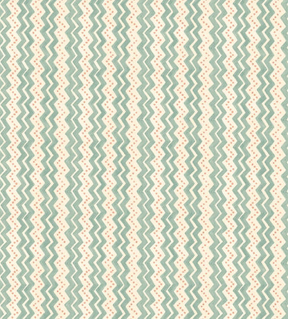 Ziggy Wallpaper by GP & J Baker Aqua