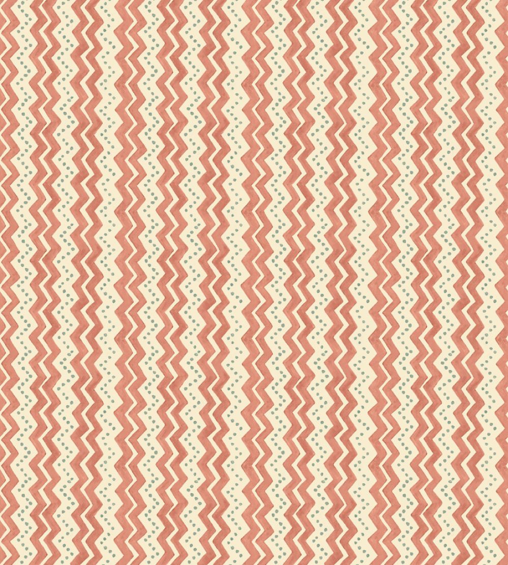 Ziggy Wallpaper by GP & J Baker Soft Red