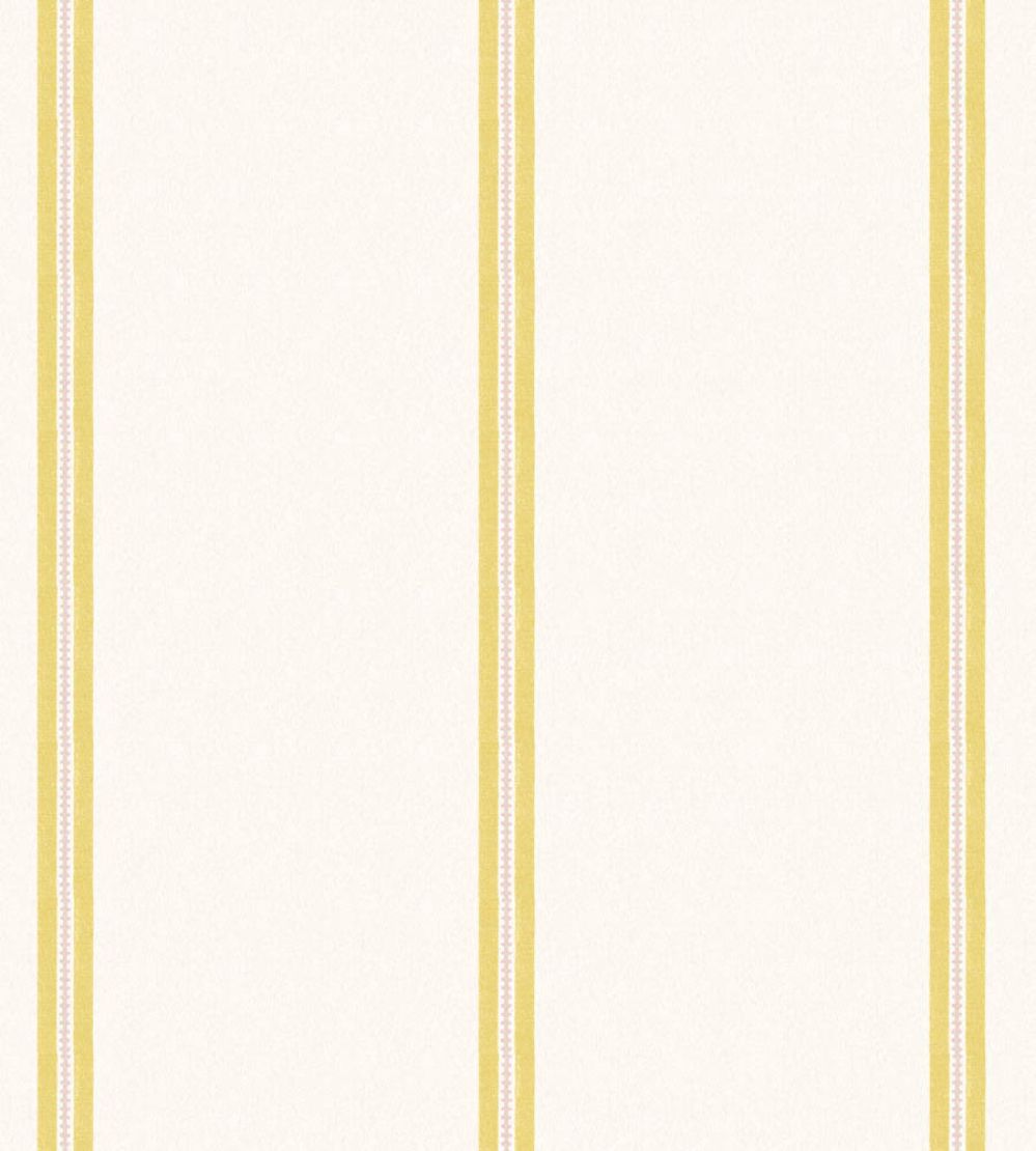 Ziggy Stripe Wallpaper by Woodchip & Magnolia Sunshine Yellow