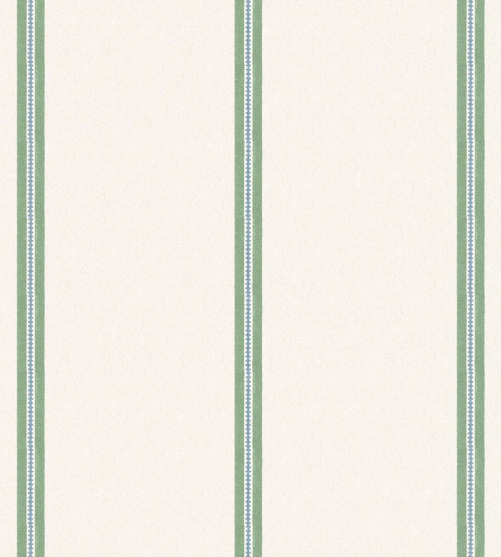 Ziggy Stripe Wallpaper by Woodchip & Magnolia Verdigris