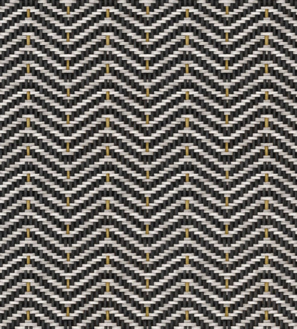 Zigzagueo Wallpaper by Coordonne Black