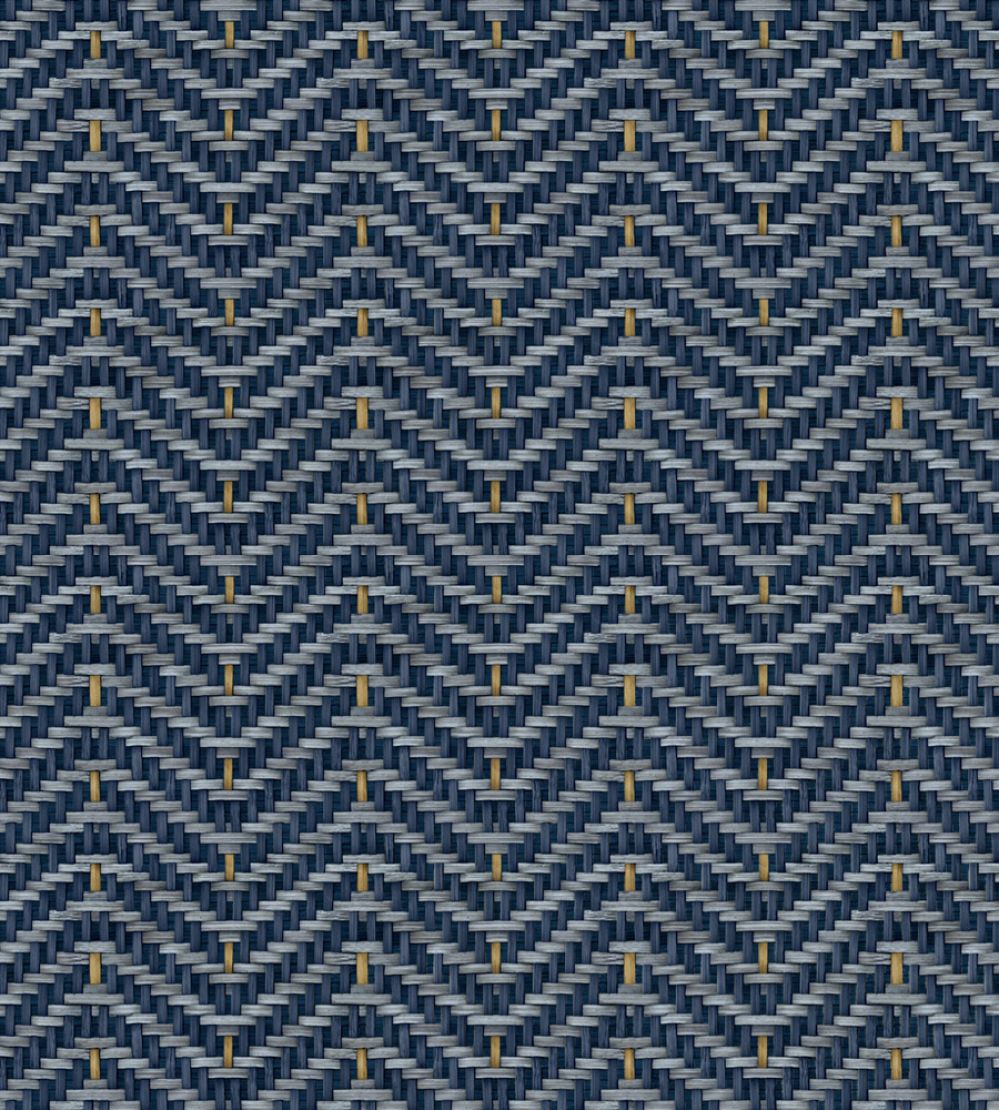 Zigzagueo Wallpaper by Coordonne Blue