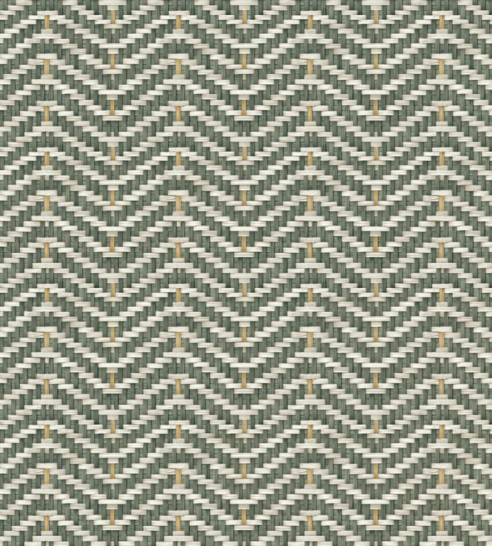 Zigzagueo Wallpaper by Coordonne Green