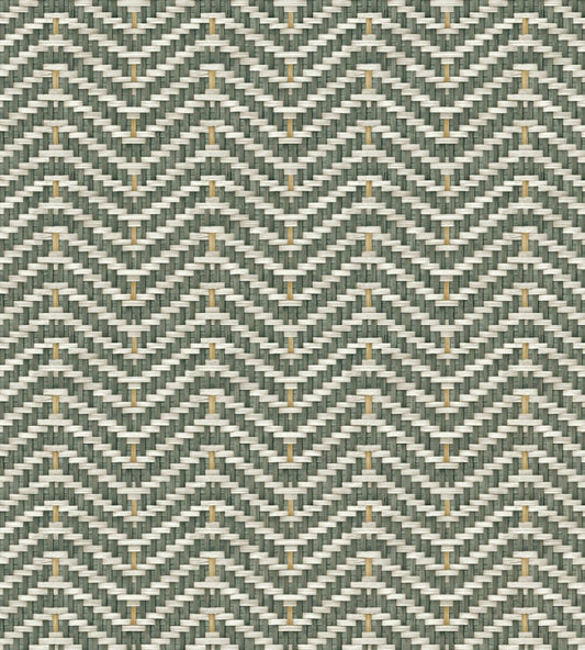 Zigzagueo Wallpaper by Coordonne Green