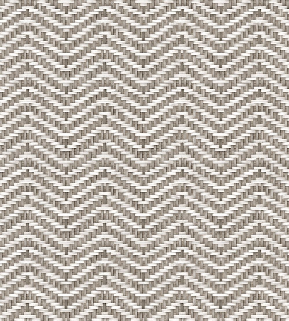 Zigzagueo Wallpaper by Coordonne White/Grey