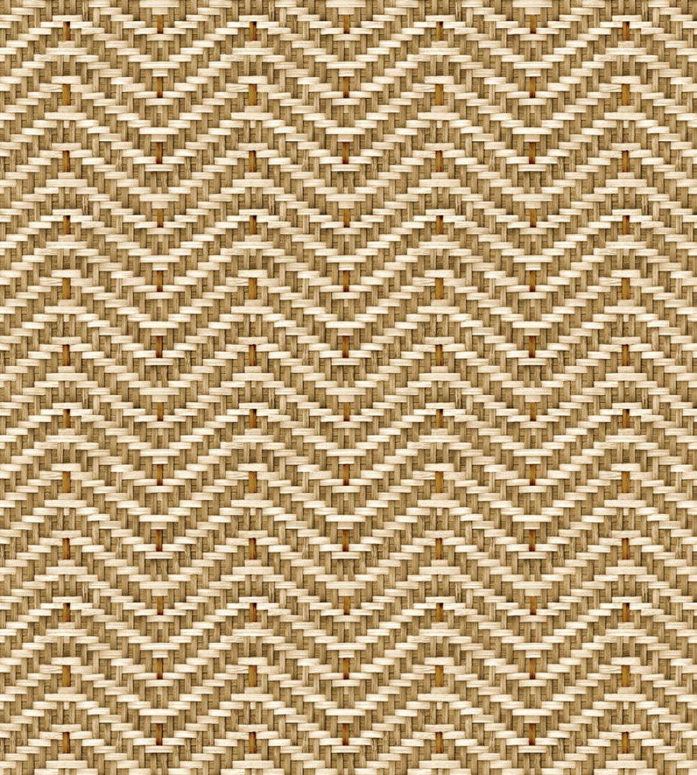 Zigzagueo Wallpaper by Coordonne Straw