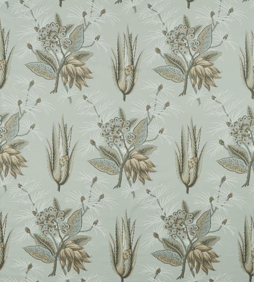 Desert Flower II Fabric by Zoffany Stone