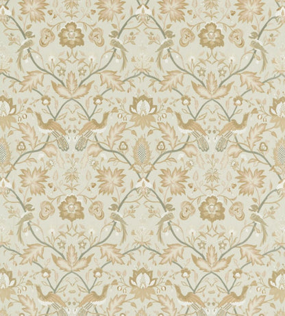 Oiseaux De Paradis Fabric by Zoffany Mineral