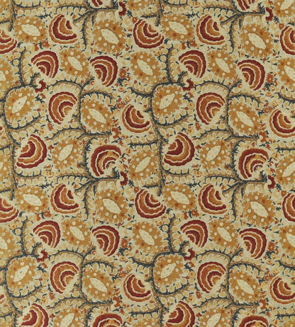 Suzani Archive Weave Fabric by Zoffany Venetian Red/Antique