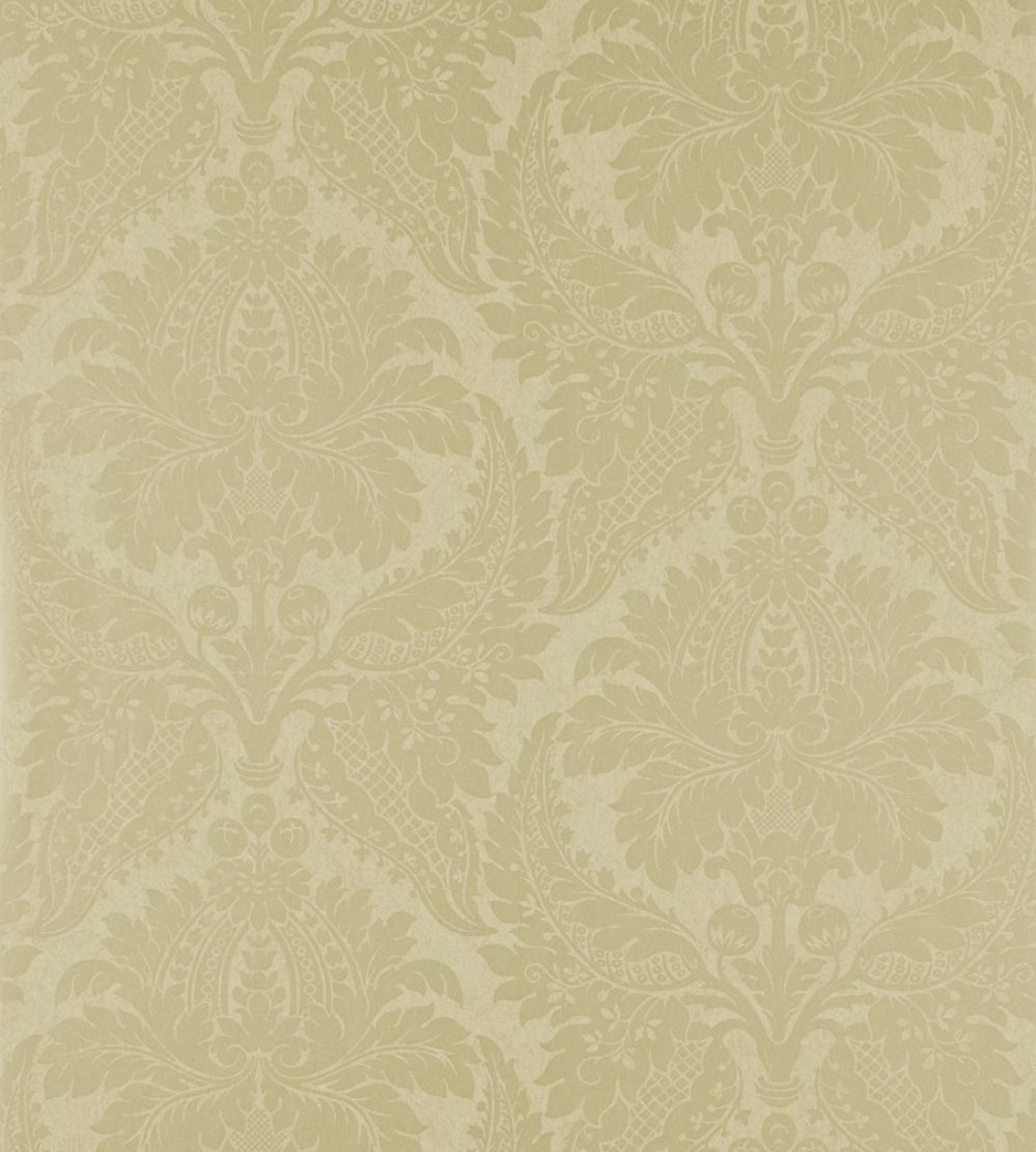 Malmaison Damask Wallpaper by Zoffany Champagne