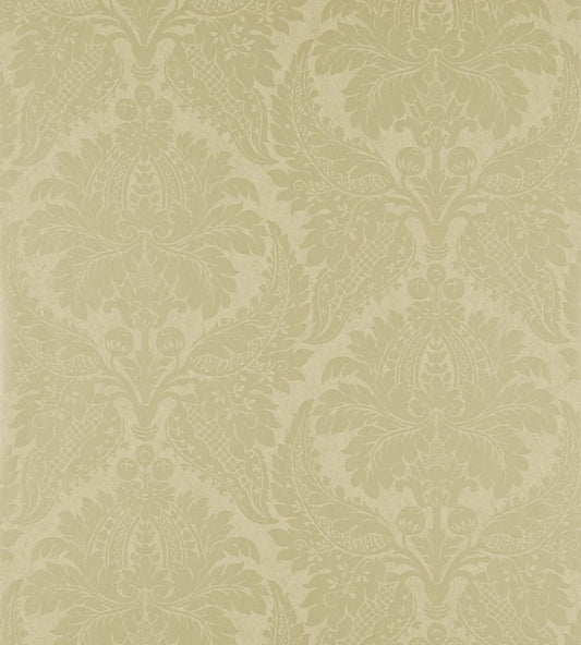 Malmaison Damask Wallpaper by Zoffany Champagne