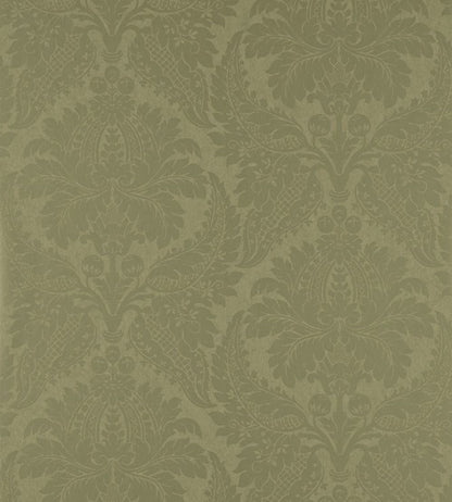 Malmaison Damask Wallpaper by Zoffany Old Gold