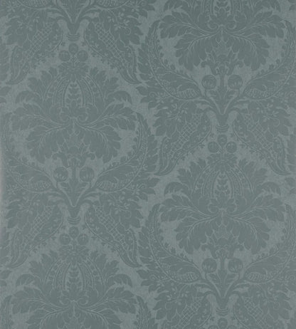 Malmaison Damask Wallpaper by Zoffany Teal
