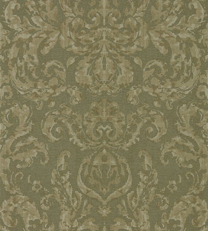 Brocatello Wallpaper by Zoffany Olivine