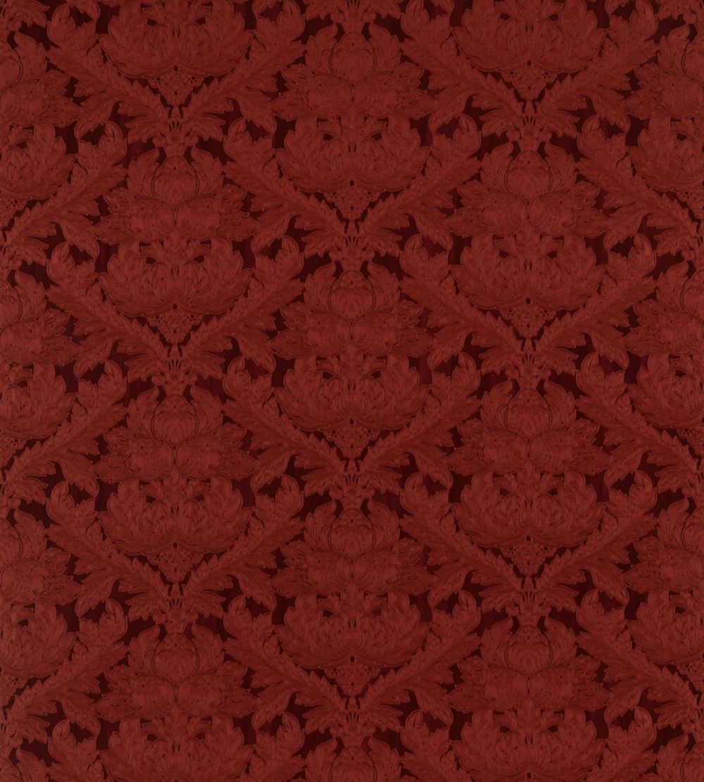 Heiress Damask Fabric by Zoffany Sunstone